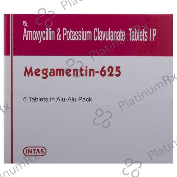 Megamentin 625mg Tablet 6s