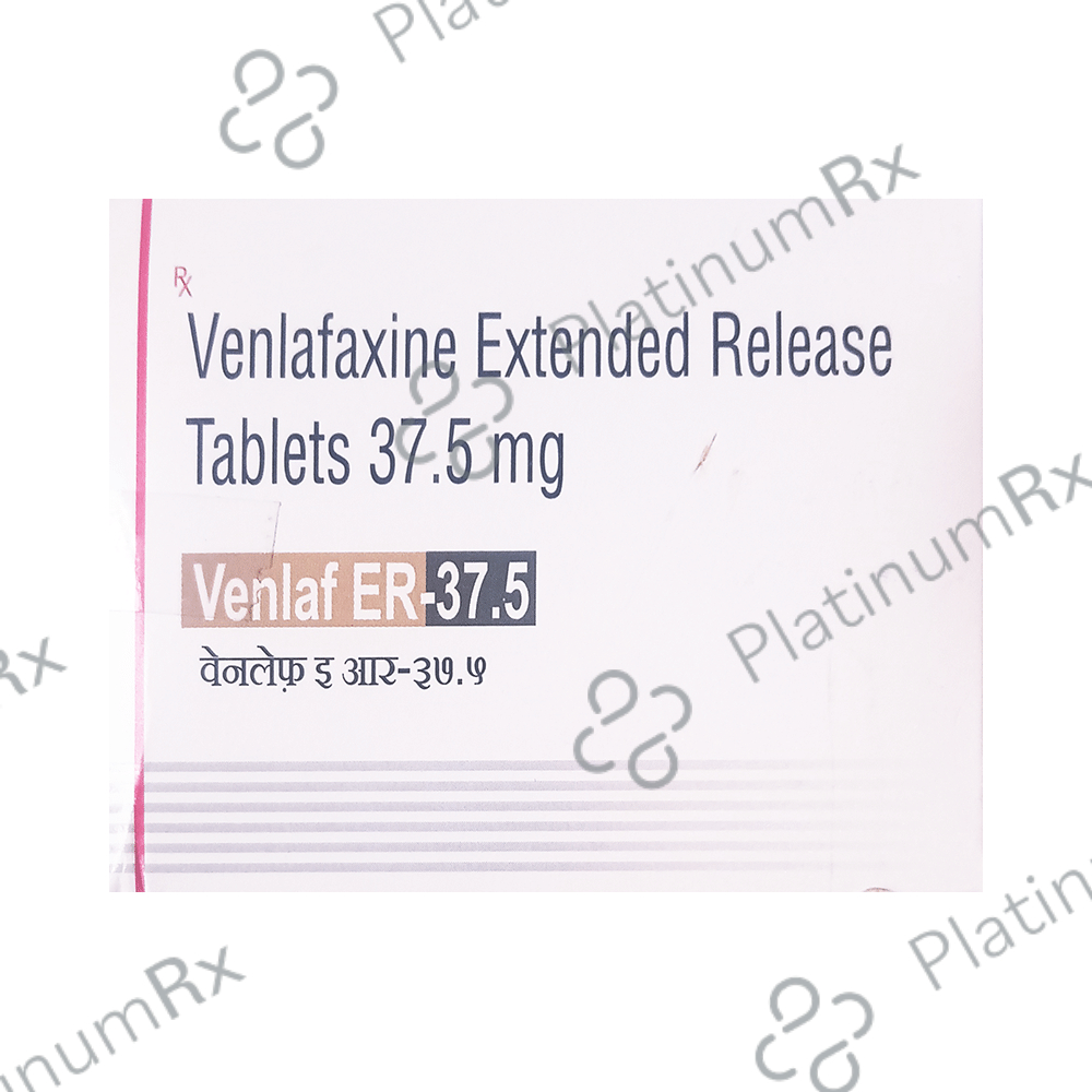 Venlaf ER 37.5mg Tablet 10s