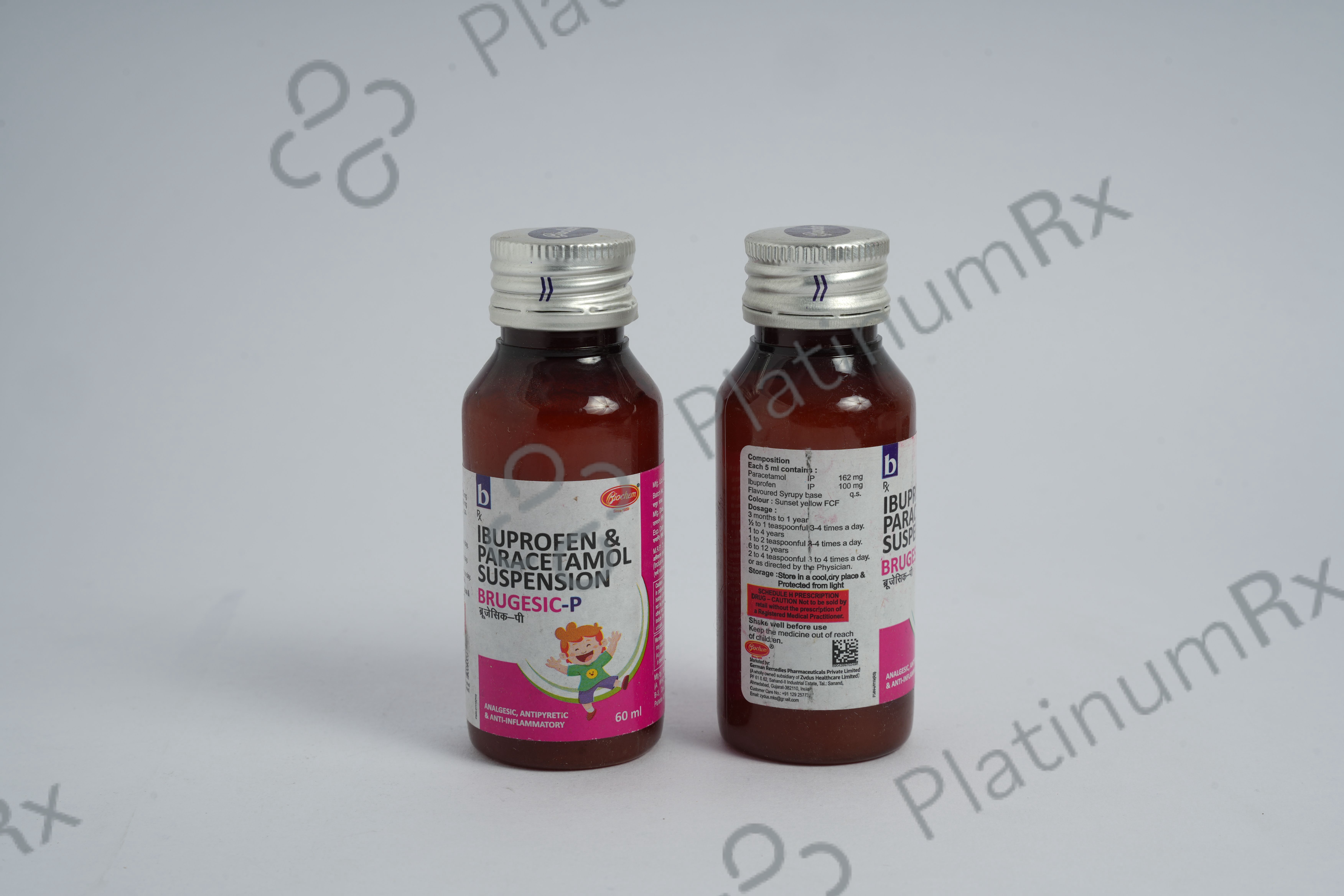 Brugesic P 100/162mg Syrup 60ml