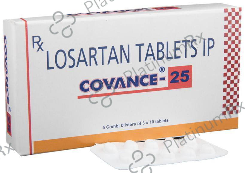 Covance 25mg Tablet 10s