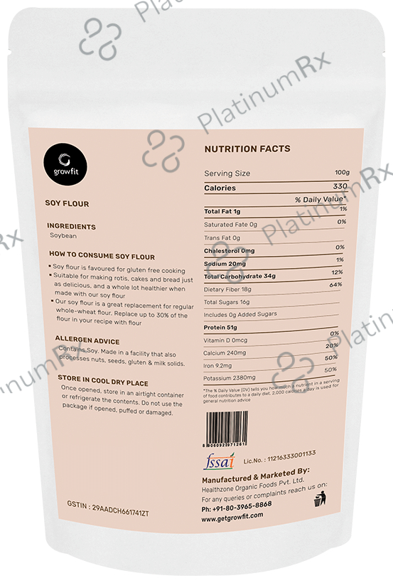 Growfit Soy Flour 1 kg