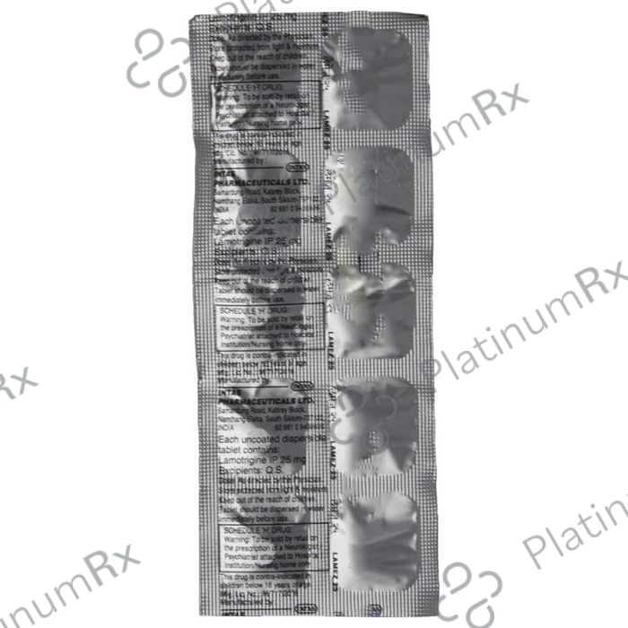 Lamez 25mg Tablet DT 10s