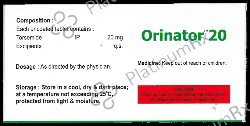 Orinator 20 Tablet