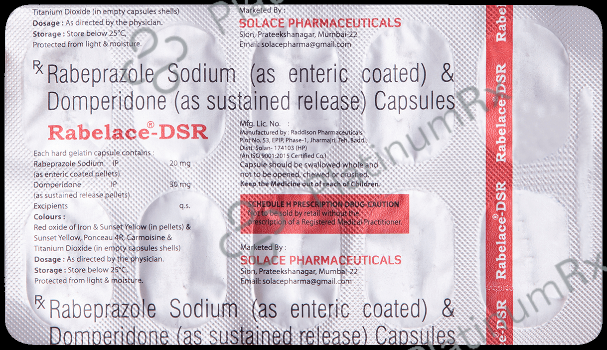Rabelace D 30mg/20mg Capsule SR