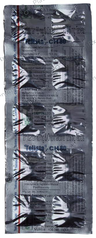Telista CH 12.5/80mg Tablet 10s