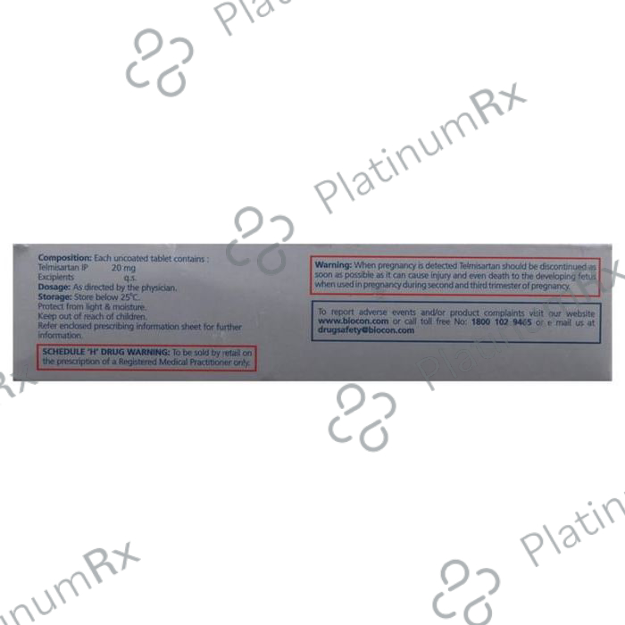 Telmisat 20 Tablet 10s