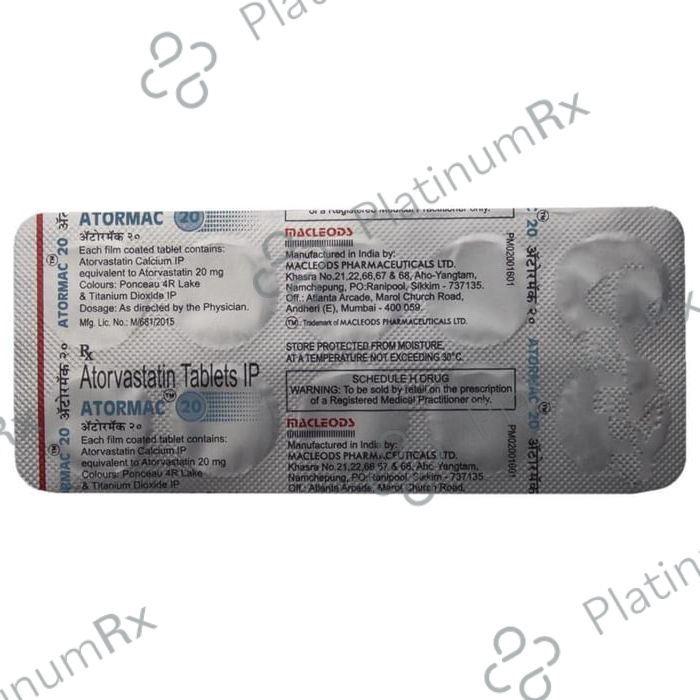 Atormac 20mg Tablet 10s