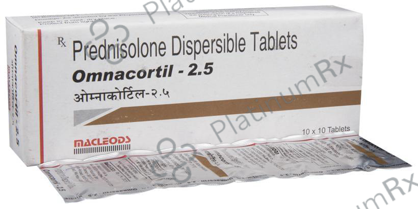 Omnacortil 2.5mg Tablet DT 10s