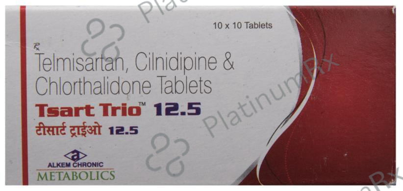 Tsart Trio 12.5/10/40mg Tablet 10s