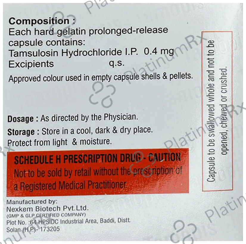 Tamopis Capsule PR