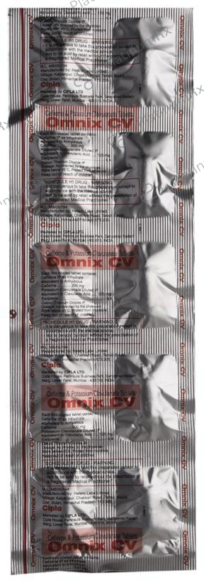 Omnix CV 200/125mg Tablet 10s