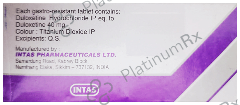 Duvanta 40mg Tablet 10s