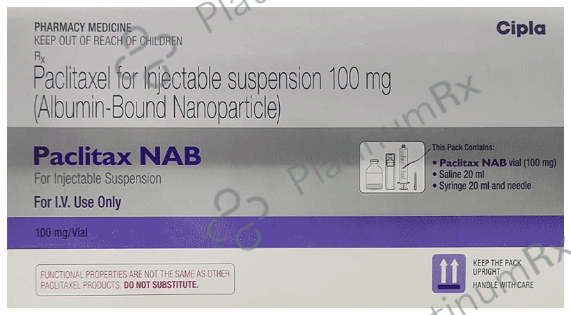 Paclitax Nab 100mg Injection 1 Injection