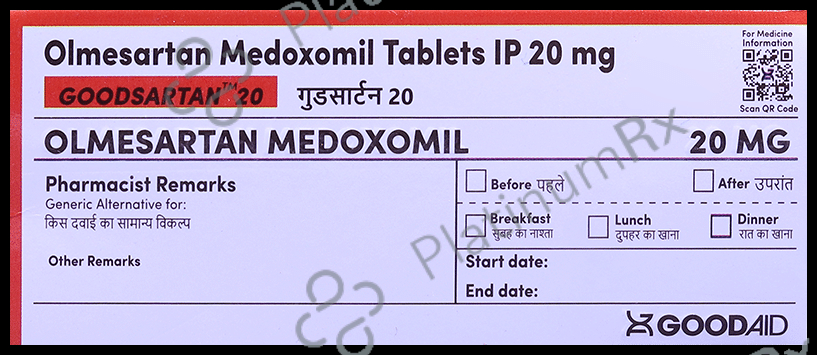 Goodsartan 20 Tablet