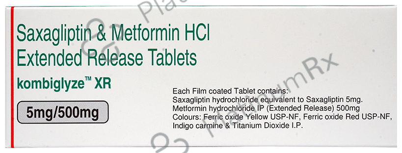 Kombiglyze XR 500/5mg Tablet 7s