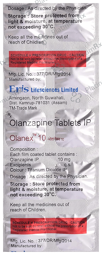 Olanex 10mg Tablet 10s