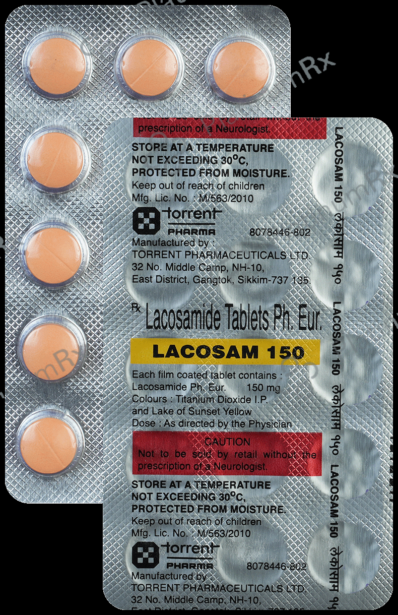 Lacosam 150mg Tablet 15s
