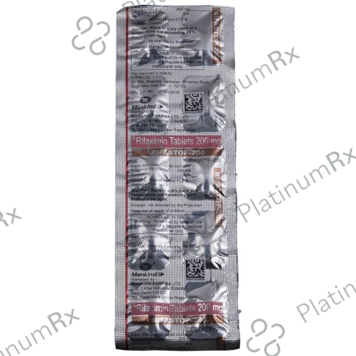 Rifastop 200mg Tablet 10s