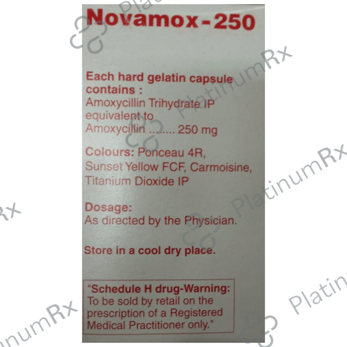 Novamox 250mg Capsule 15s
