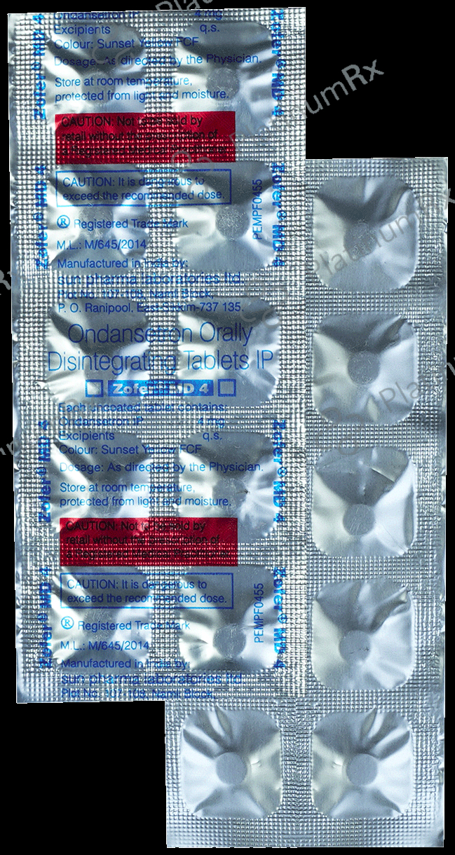 Zofer MD 4mg Tablet 10s