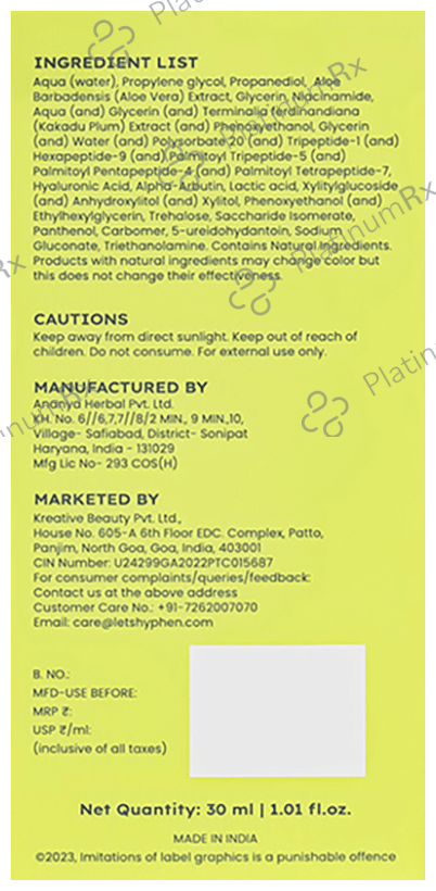 Hyphen Skincare Routine for Normal to Dry Skin