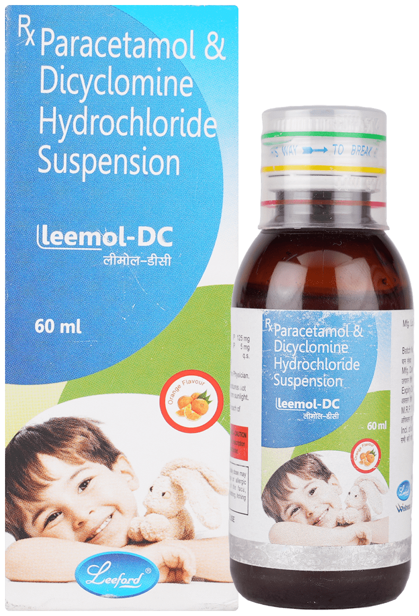 Leemol DC 5/125mg Syrup 60ml