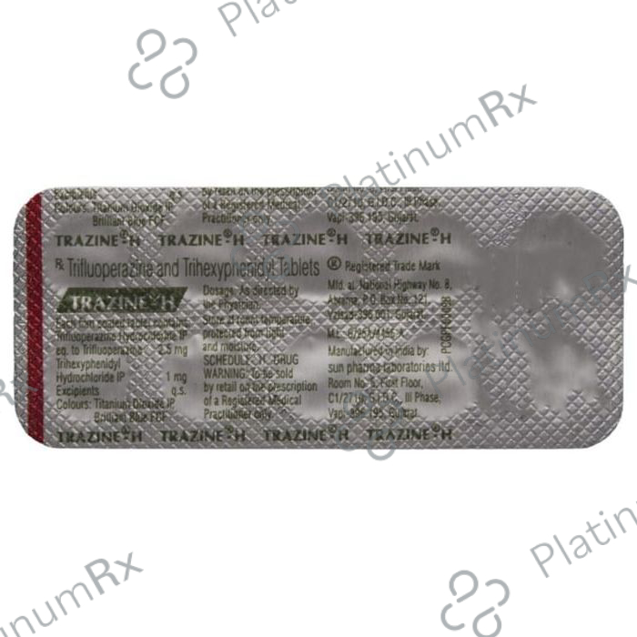 Trazine H 2.5/1mg Tablet 10s