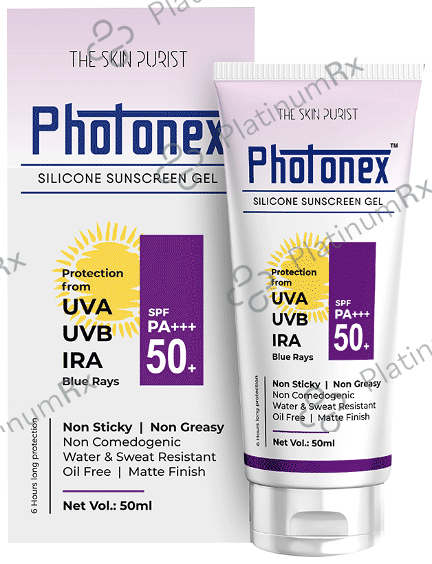 Photonex Silicone Sunscreen Gel SPF 50+ PA+++