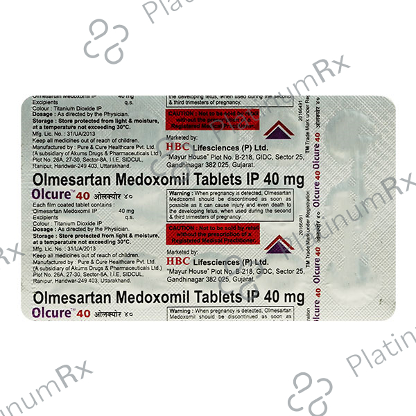 Olcure 40mg Tablet 15s