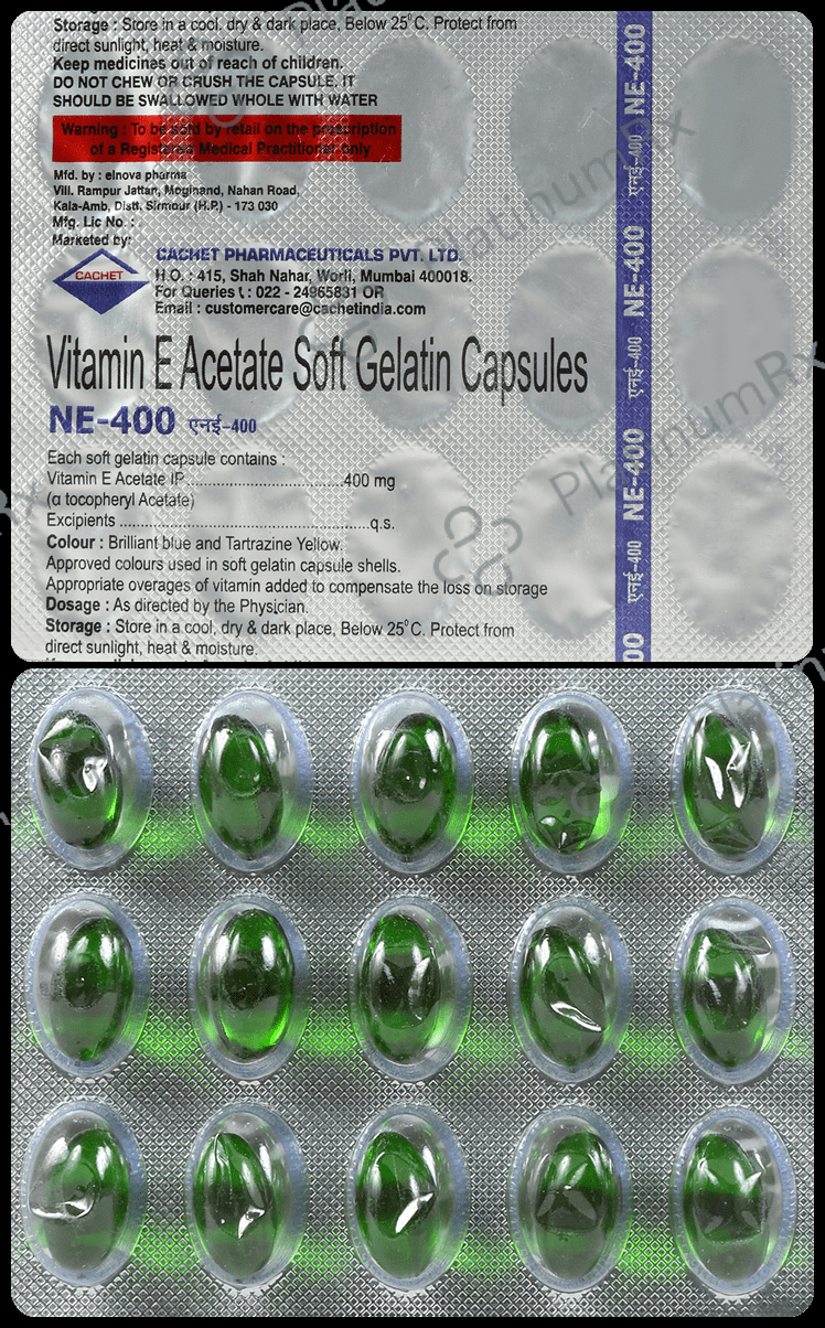 NE 400mg Soft Gelatin Capsule 15s