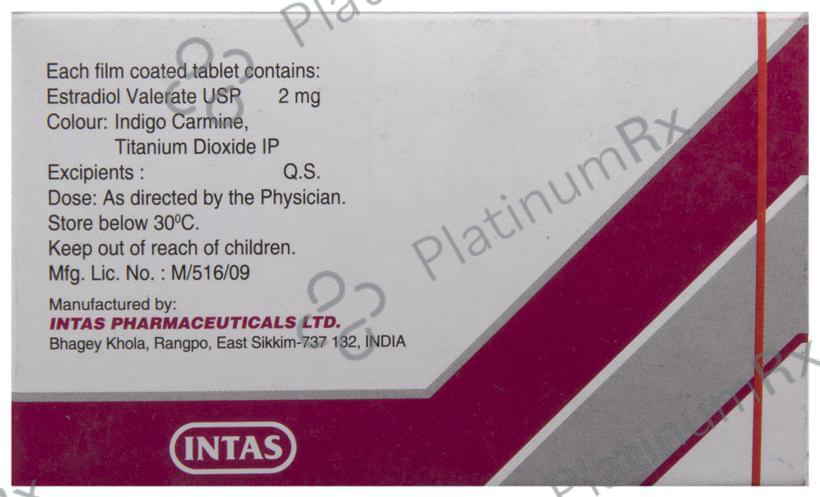Evadiol 2mg Tablet 28s