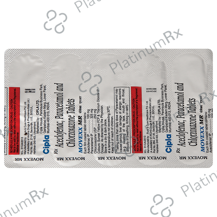 Movexx MR Tablet 10s