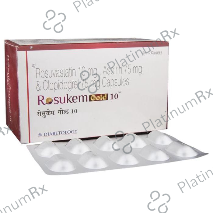 Rosukem Gold 10/75/75mg Capsule 10s