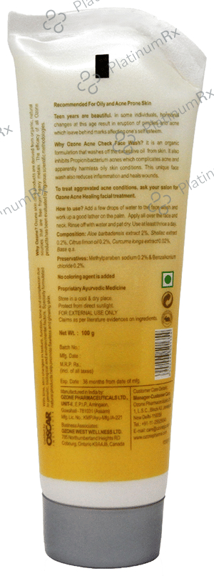 Ozone Acne Check Face Wash