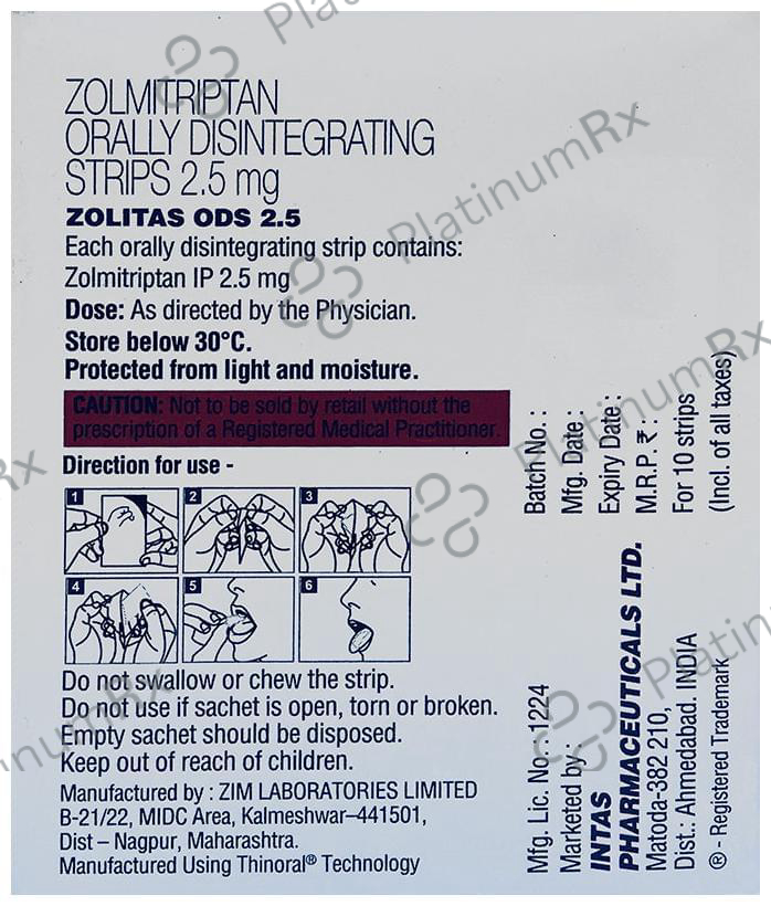 Zolitas ODS 2.5 Strip