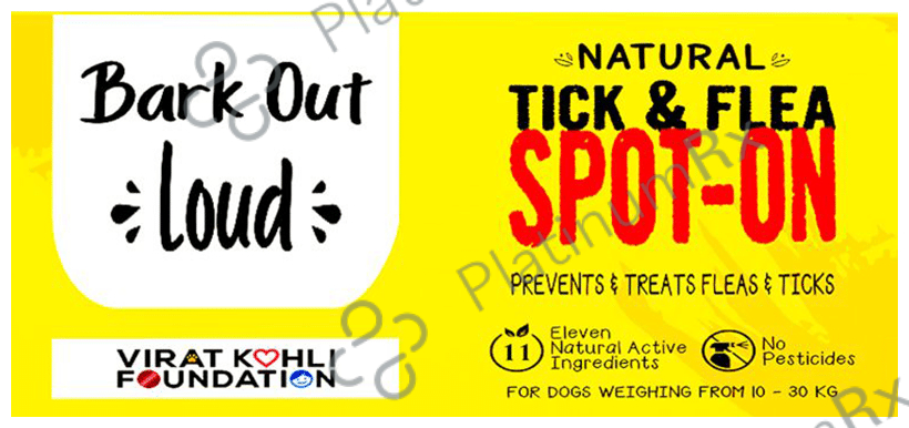 Bark Out Loud Natural Tick & Flea Spot-On for Dogs Weighing More than