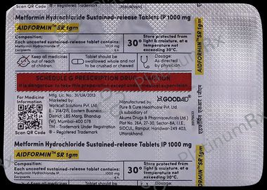 Aidformin SR 1gm Tablet