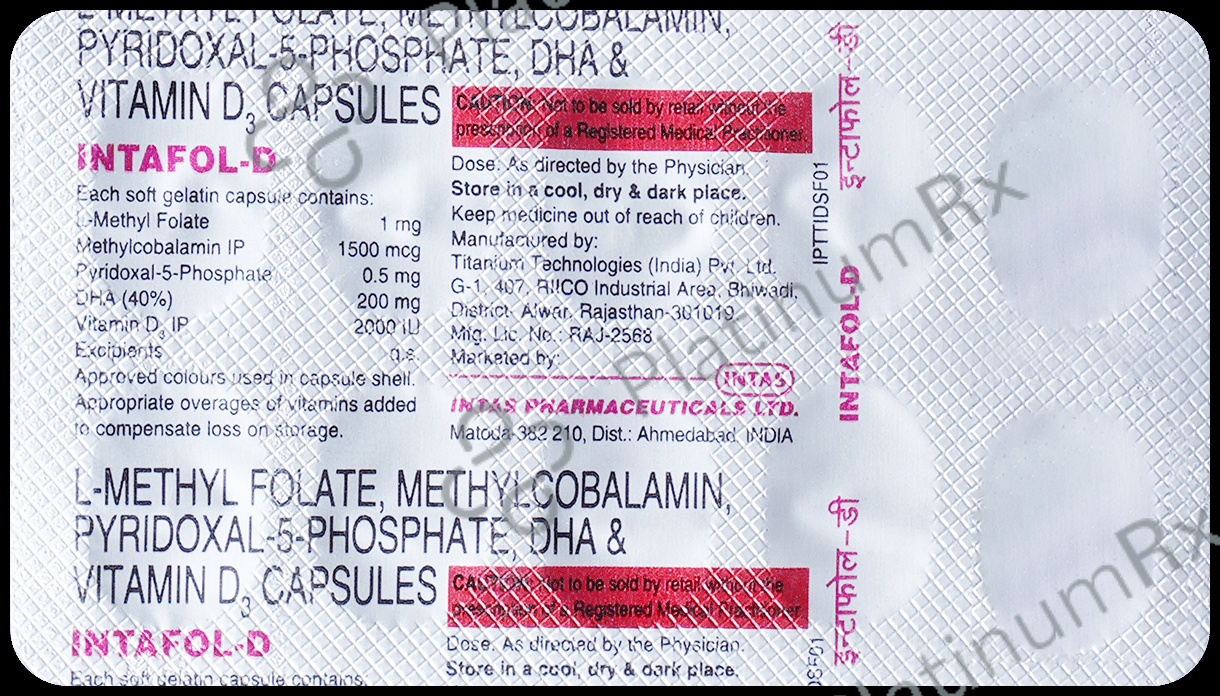 Intafol D Soft Gelatin Capsule 10s