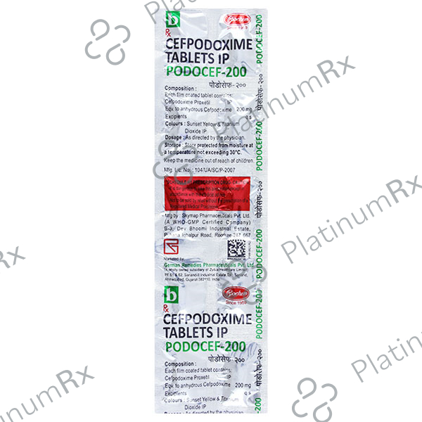 Podocef 200mg Tablet 10s