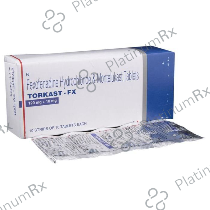 Torkast FX 120/10mg Tablet 10s