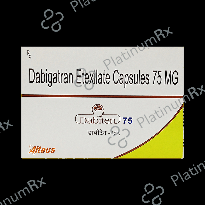 Dabiten 75mg Capsule 10 Capsule