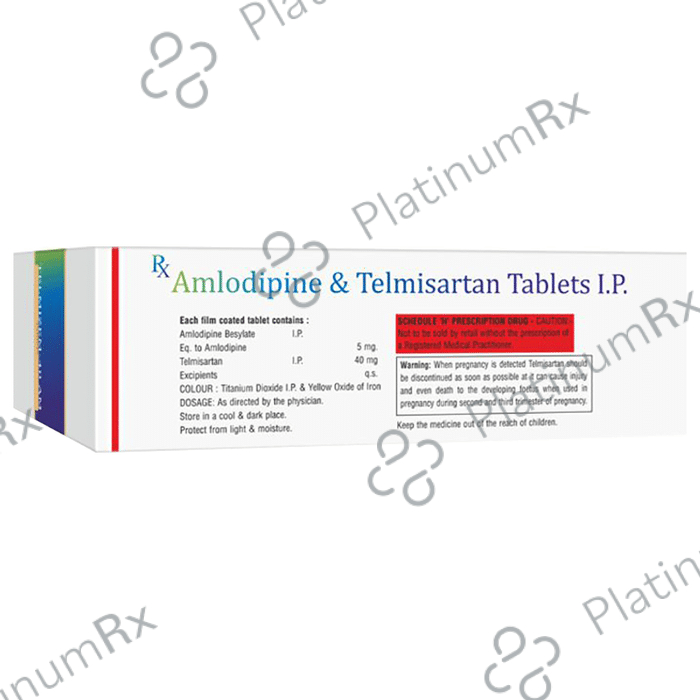 Telmizem 40 AM Tablet 10 Tablet