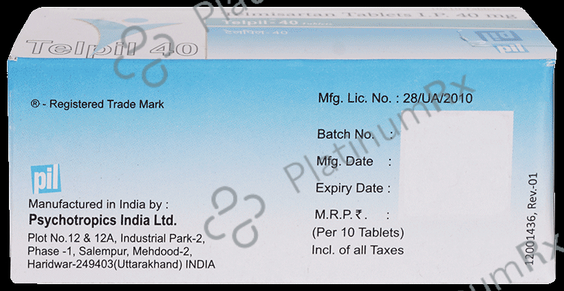 Telpil 40mg Tablet
