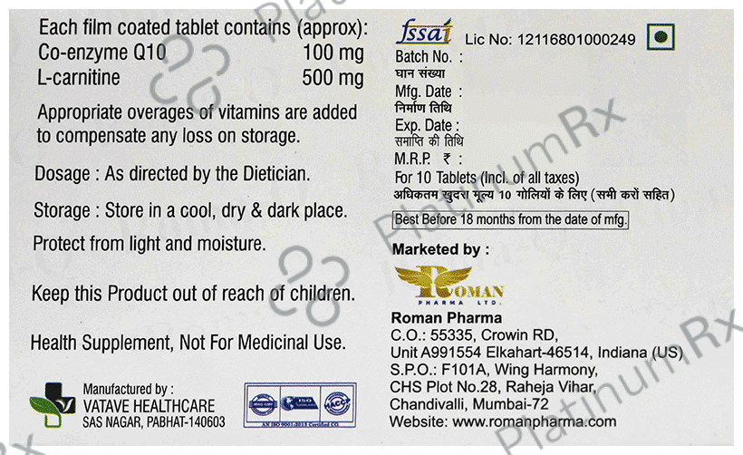 Roman Pharma Roma-Q Tablet