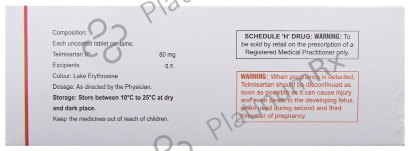 Eritel 80mg Tablet 15s