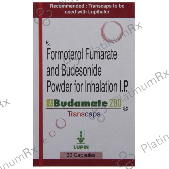 Budamate 200/6mcg Capsule 30s