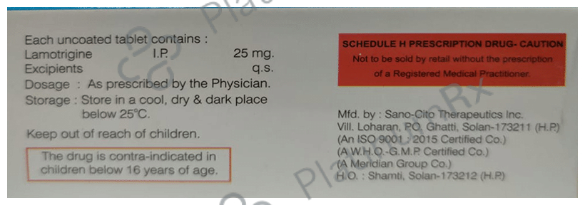 Lamogec 25mg Tablet