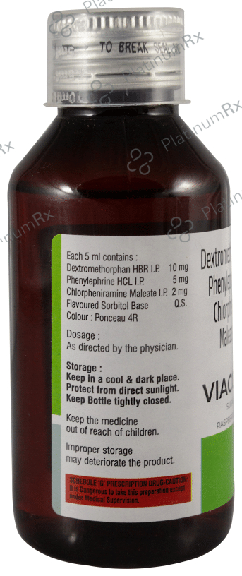Viacof-SF Syrup Raspberry Sugar Free