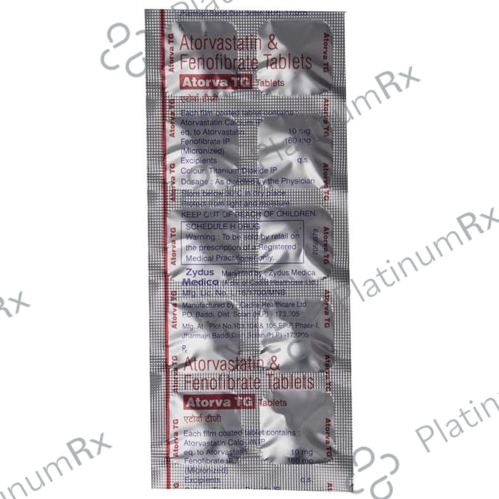 Atorva TG 10/160mg Tablet 10s