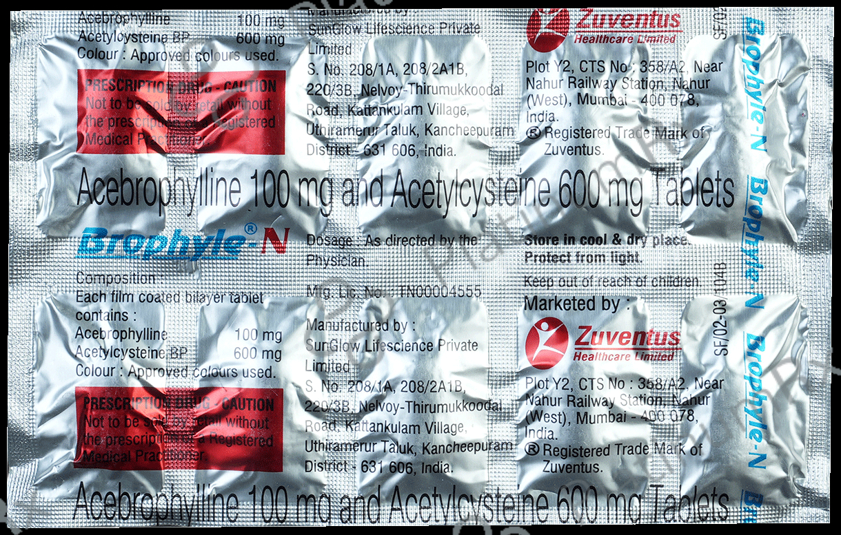 Brophyle N 100/600mg Tablet 10s